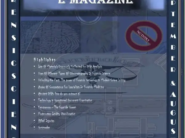 Forensic Science E-Magazine (Aug-Sept 2023)
