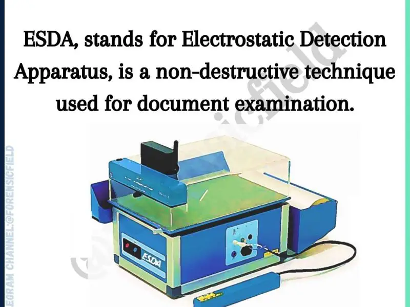 Electrostatic Detection Apparatus (ESDA)